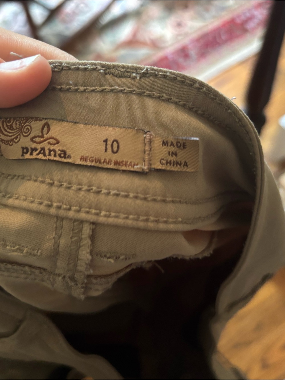 Prana Tan Women's Adventure Pants - Picture 3 of 3